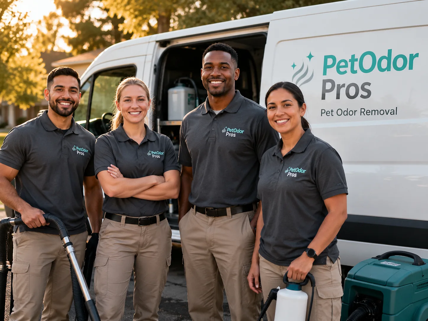 Pet Odor Removal team serving Waterford, OH